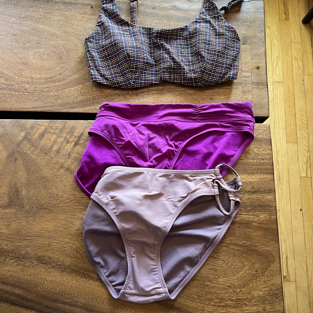 Athleta Swim Set with bonus Exhilaration Bottoms